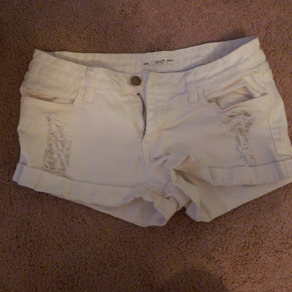 White shorts